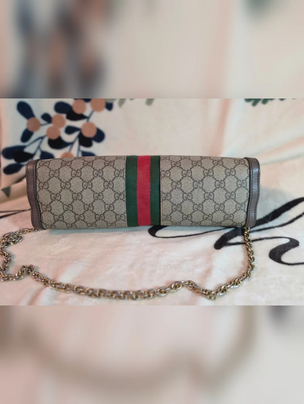 💯 Authentic Gucci Brown GG Supreme Canvas Ophidia Shoulder Bag Medium(Free COA) - Picture 16 of 16